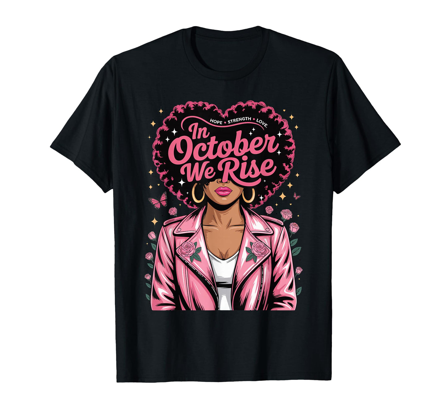 Breast Cancer Awareness Support – in October We Wear Pink T-Shirt