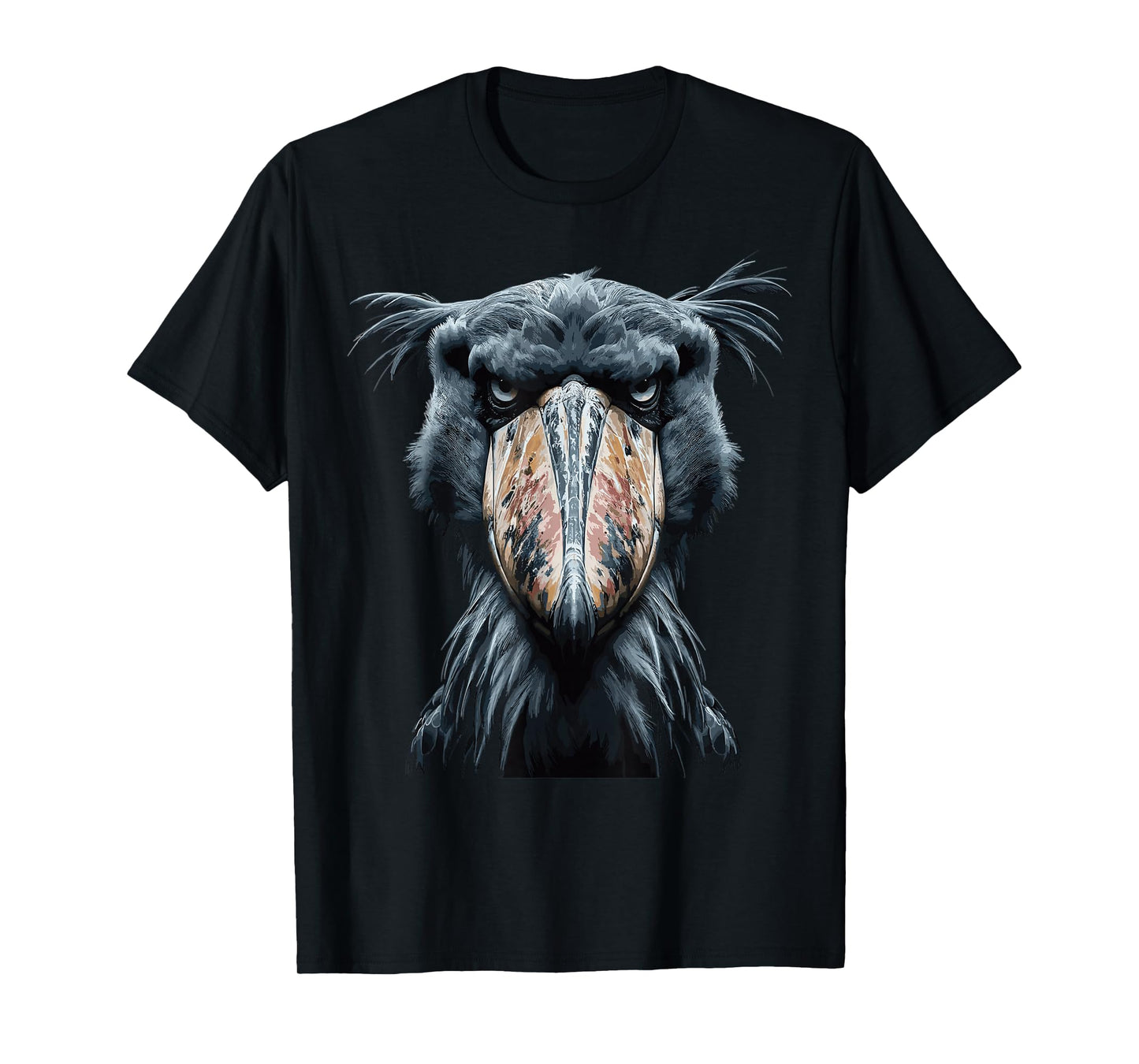 Majestic Shoebill Storks Portrait T-Shirt