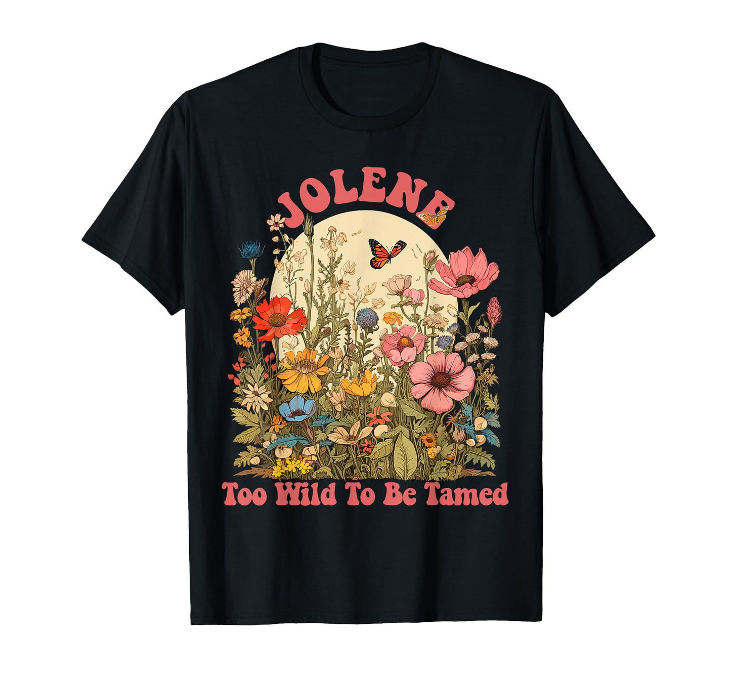 JOLENE Name Cute Retro Girls Wildflower JOLENE Name T-Shirt
