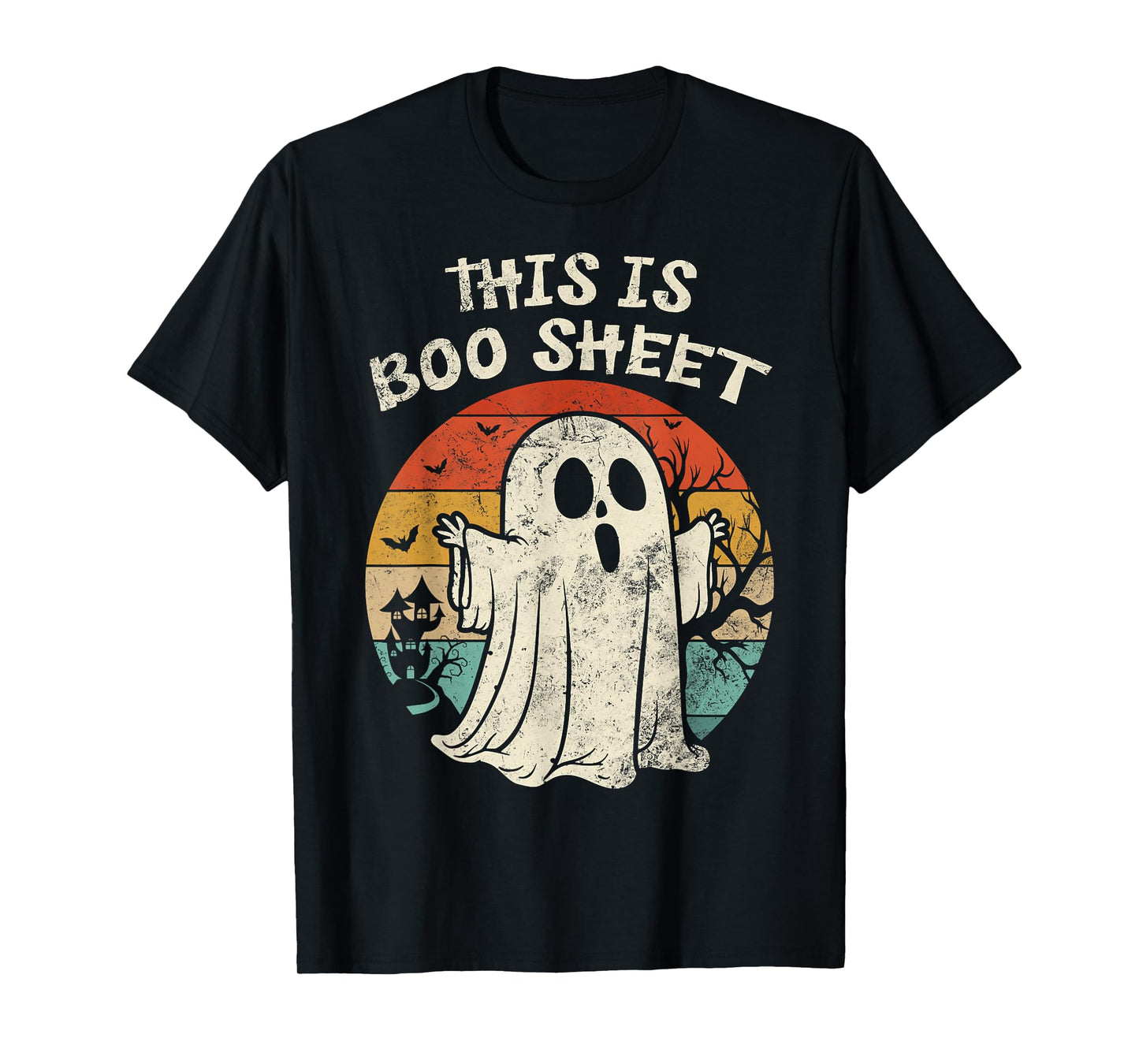 This is Boo Sheet Ghost Halloween Costume Funny Ghost Spooky T-Shirt