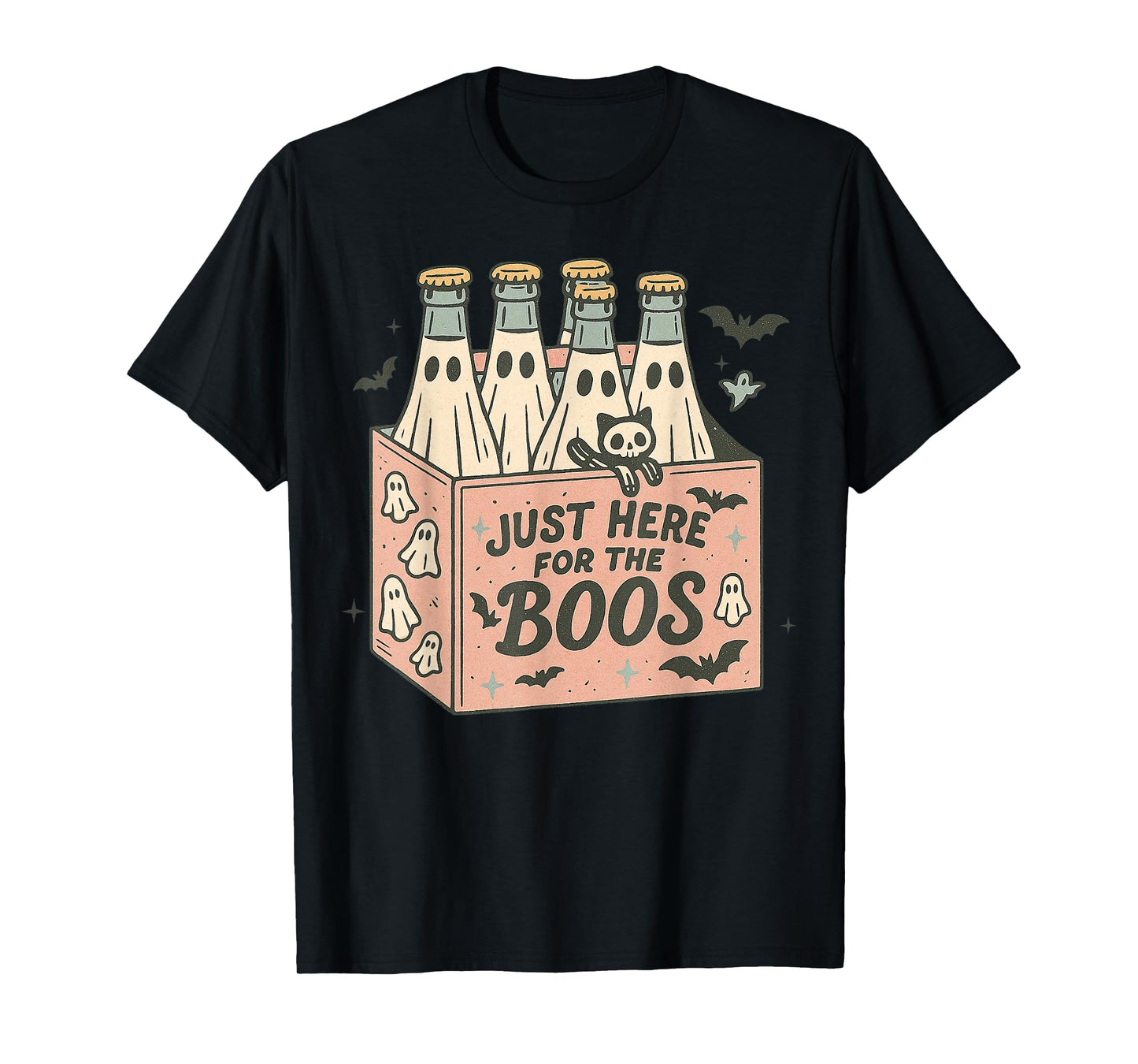 Just Here for The Boos Halloween Ghost Beer T-Shirt