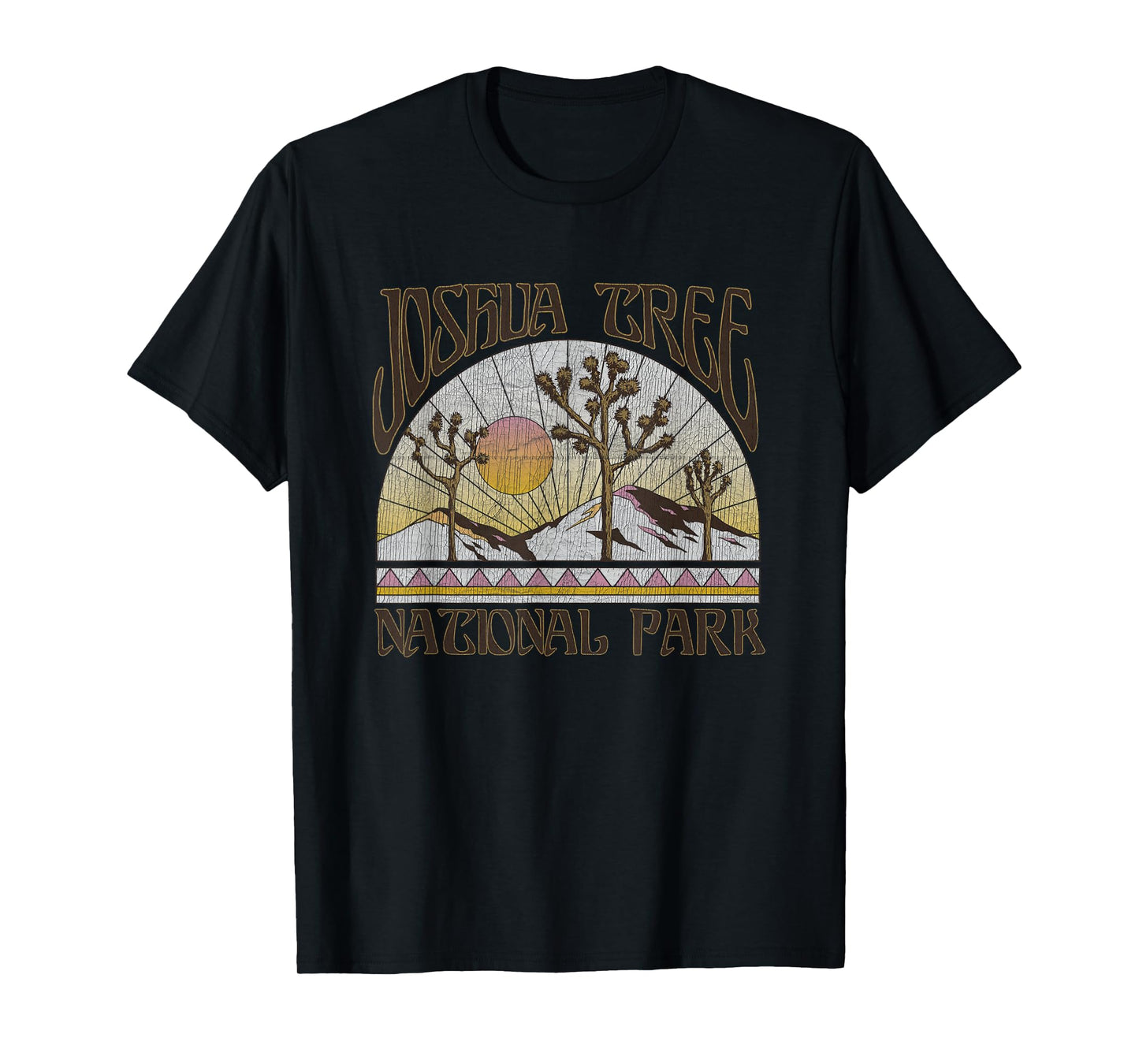 Vintage Joshua Tree National Park Retro Outdoor Camping Hike T-Shirt