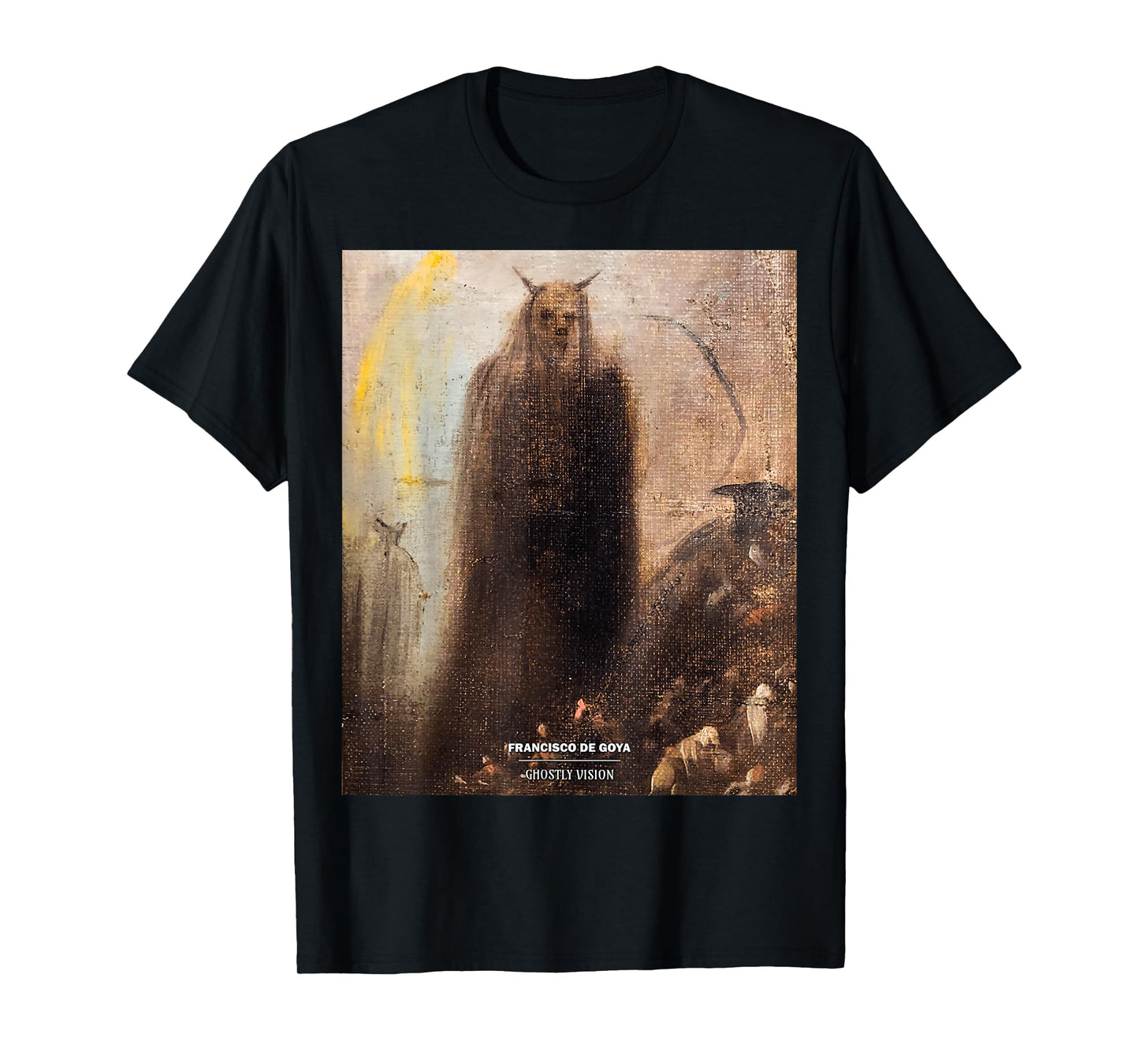 Ghostly Vision - Francisco Goya Horror Painting Art T-Shirt