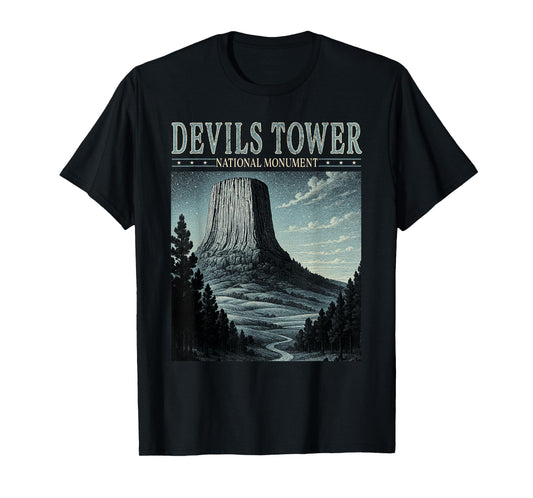 Devils Tower National Monument Traveling Nature Exploring T-Shirt