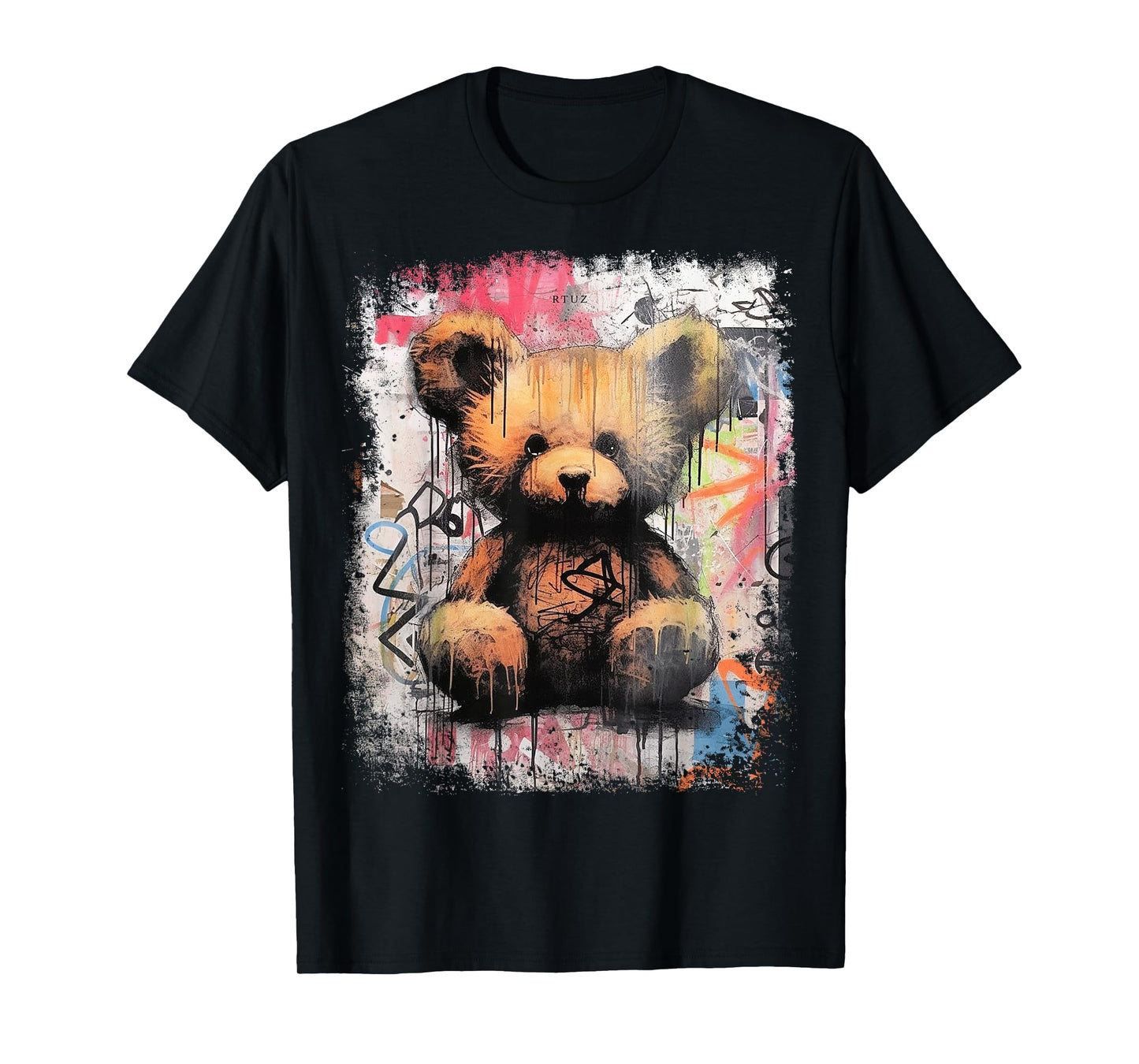 Hip Hop Hipster Vintage Edgy Urban Y2K Streetwear Teddy T-Shirt