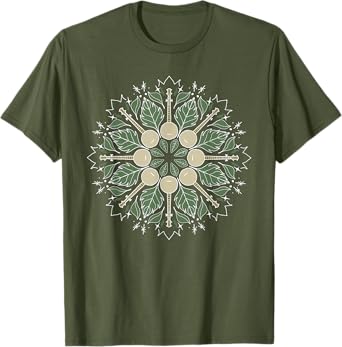 Banjo Mandala Bluegrass, Mindfulness & Nature Graphic T-Shirt