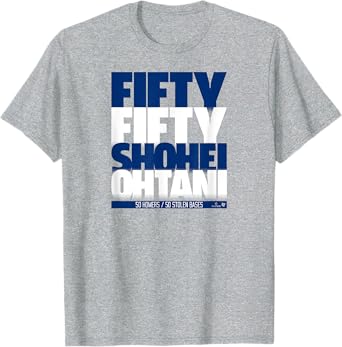 Shohei Ohtani - 50/50 Stack - Los Angeles Baseball T-Shirt